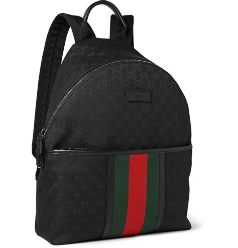 gucci bag men's backpack|black gucci backpack for men.